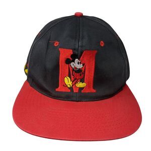 Mickey Mouse Snapback Hat Multicolor One Size Adjustable Fresh Caps